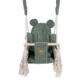 Huśtawka domowa Bear Swing Aesthetic Olive Green - Meow Baby