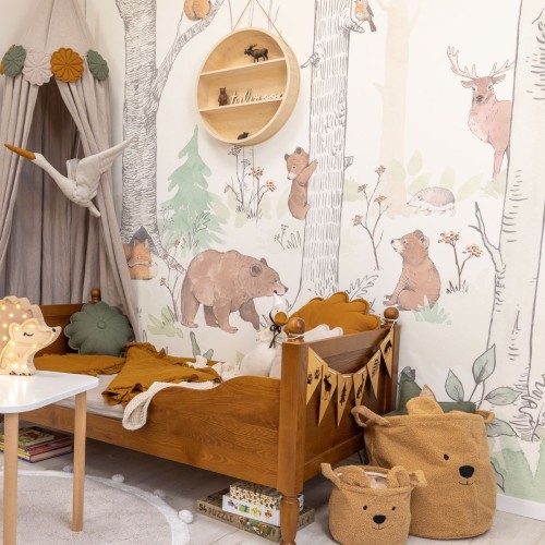 tapeta leśna do pokoju dziecka