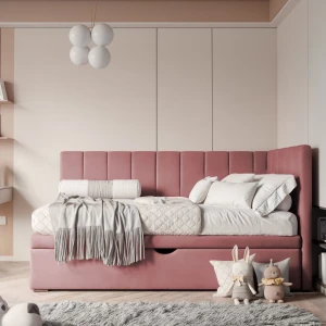 ŁÓŻKO TAPICEROWANE DLA DZIECKA CHASE