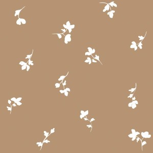 DEKORNIK - TAPETA PARIS FLOWERS BROWN
