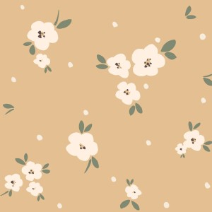 DEKORNIK - TAPETA FLORAL DRAW BEIGE