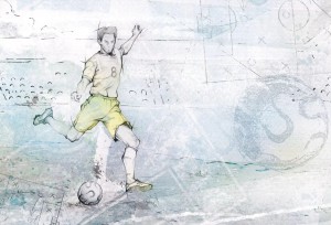 MALUMI SOCCER MINT - PRÓBKA TAPETY 