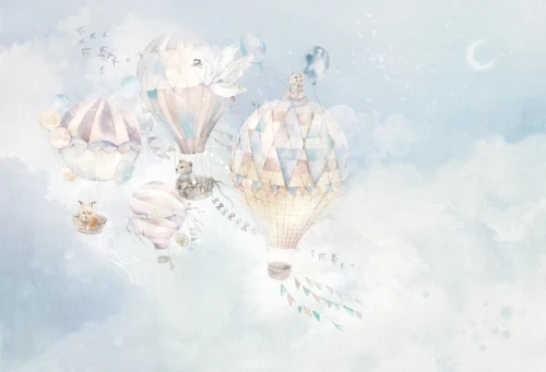balloons-rainbow-tapeta-dla-maluszka-z-balonami-w-chmurachs.webp