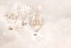 MALUMI BALLOONS BEIGE - PRÓBKA TAPETY  