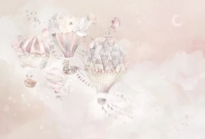 MALUMI BALLOONS PINK - PRÓBKA TAPETY  