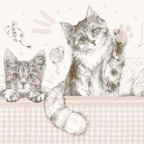 tapeta z kotkami kitties beige (2).jpg
