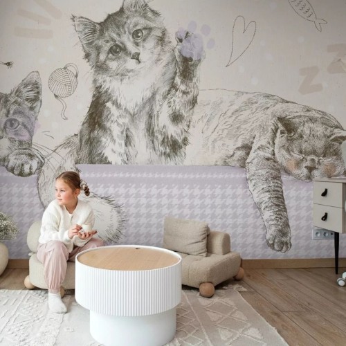 tapeta dla dziewczynki z kotkami (2).jpg