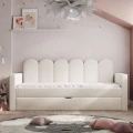 Łóżko dziecięce z wysuwanym dolnym miejscem do spania