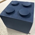 pufa w kształcie klocka lego