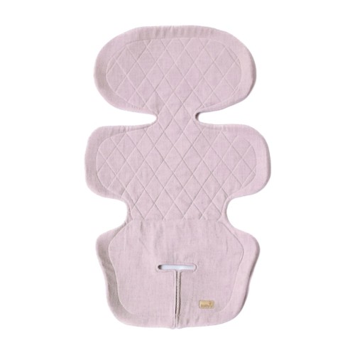 lniana wkładka do fotelika dla dziewczynki