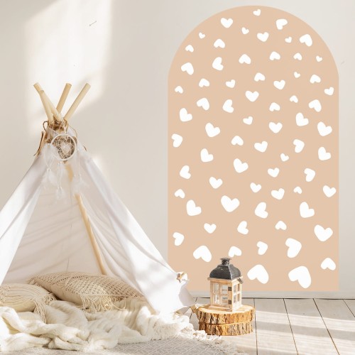 łuk beżowy naklejka na ścianę do pokoju dziecka (7).jpg