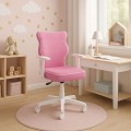 rożowe krzesło do biurka dla dziewczynki