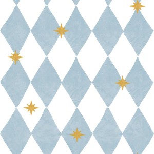DEKORNIK - TAPETA FRENCH DIAMONDS WITH STARS