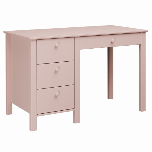 różowe biurko dla dziewczynki