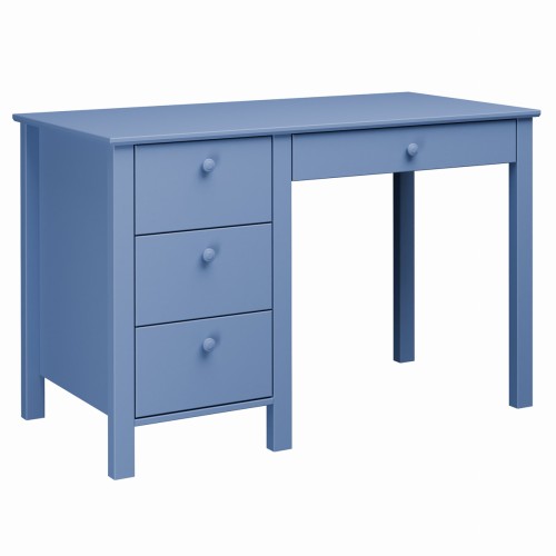 niebieskie biurko dla dziecka