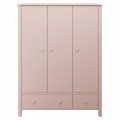 różowa duża szafa do pokoju dziewczynki