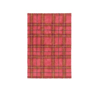 LORENA CANALS - DYWANIK TARTAN 90X120 CM VINTAGE RED