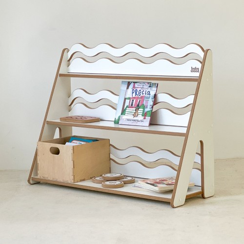 regał na zabawki montessori