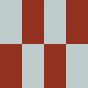 DEKORNIK - TAPETA STRIPES BLUE RED UPSIDE DOWN