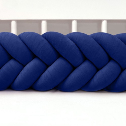 granatowy ochraniacz pleciony welurowy(6).jpg