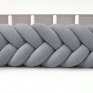 SUPEŁKOWE LOVE - OCHRANIACZ DO ŁÓŻECZKA KŁOS CIEMNY SZARY