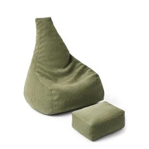 Pufa Sako Bag z podnóżkiem dla dziecka Tearo Aesthetic Khaki - Meow Baby