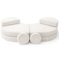 Dziecięca sofa modułowa w kremowym kolorze