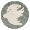dywan bohemian bird aqua okrągły dywan do pokoju dziecka (5).jpg