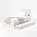 MINKO - ŁÓŻKO TAPICEROWANE DLA DZIECKA DOUBLE BED REDU