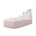 łóżko dla dziewczynki z jednorożcem