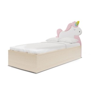 MINKO - ŁÓŻKO DLA DZIEWCZYNKI JEDNOROŻEC UNICORN BOX BASIC