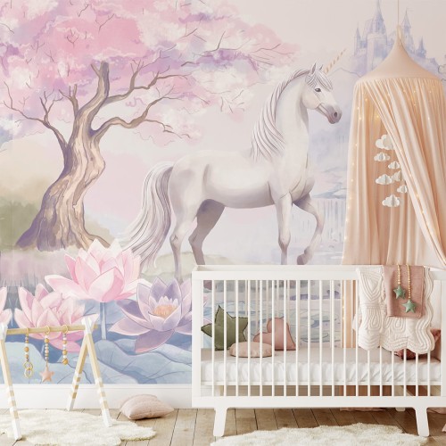 tapeta z jednorożcem do pokoju dziewczynki (6).jpg