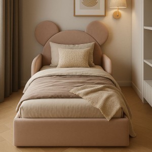 DAPPI - ŁÓŻKO TAPICEROWANE MIŚ TEDDY