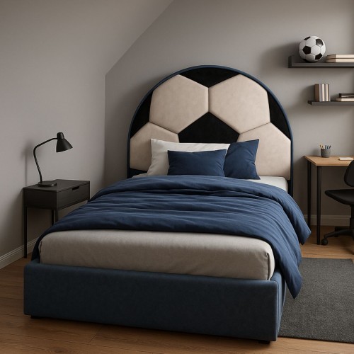 łóżko tapicerowane do pokoju chłopca piłka nożna.jpg