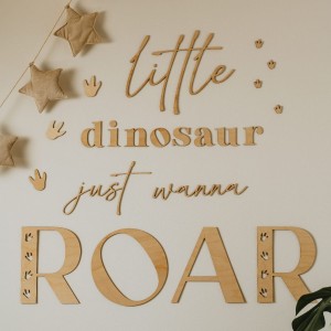 DREWNIAKOWA - DREWNIANY NAPIS NA ŚCIANĘ ROAR