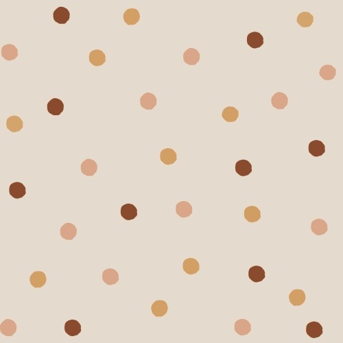 tapeta-w-brazowe-kropki-bouncy-dots-dekorillo.jpg