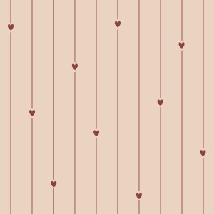 DEKORILLO PASKI I SERCA TENDER HEARTS  - PRÓBKA TAPETY