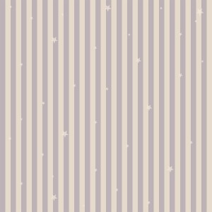 DEKORILLO - TAPETA DZIECIĘCA W FIOTELOWE PASKI Z GWIAZDKAMI