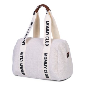 CHILDHOME - TORBA DO WÓZKA MOMMY CLUB SIGNATURE TEDDY WHITE