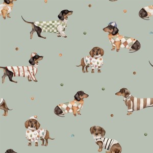 DEKORILLO TAPETA W PIESKI JAMNICZKI OLIWKOWA - PRÓBKA TAPETY 