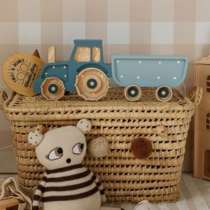 LITTLE LIGHTS - LAMPKA TRAKTOR BLUE