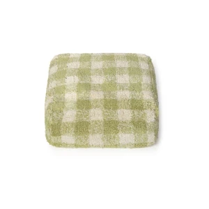 Pufa w kratkę Vichy Matcha – Lorena Canals 