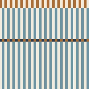 DEKORNIK - TAPETA STRIPES HAPPY BLUE AND HONEY