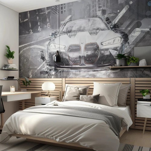 TAPETA Z SAMOCHODEM DO POKOJU NASTOLATKA.jpg