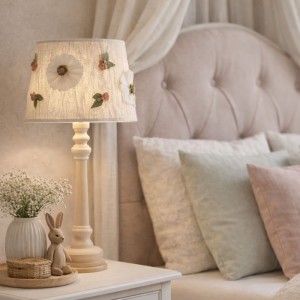 MARMYS FELT STUDIO - LAMPKA NOCNA Z KWIATAMI 3D