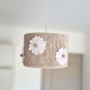 MARMYS FELT STUDIO - LAMPA SUFITOWA DLA DZIEWCZYNKI STOKROTKI KASZMIR