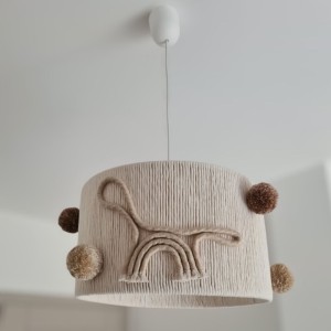 MARMYS FELT STUDIO - LAMPA SUFITOWA DLA DZIECKA BOHO DINOZAUR