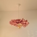 Designerska lampa sufitowa Kwiat PEONIA brudny róż