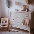novelies bianka komoda złamana biel do pokoju dziecka