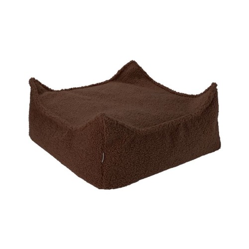 brązowe siedzisko pluszowe wigiwama